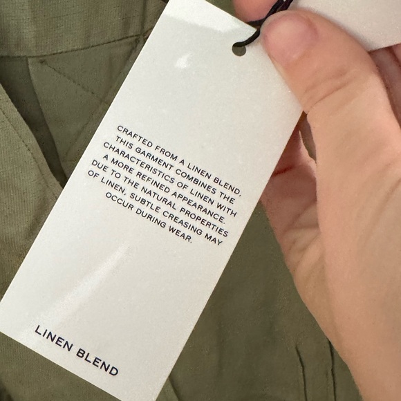 NWT REISS Emma Linen blend midi dress - Picture 8 of 9